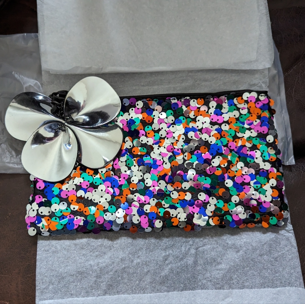 Vintage MAC sequin clutch